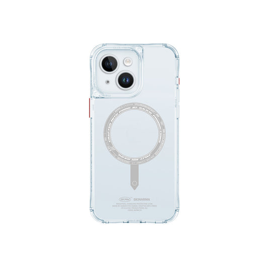 iPhone 15 Kılıf SkinArma Şeffaf Airbag Tasarımlı M-safe Şarj Özellikli Saido Kapak