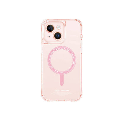 iPhone 15 Kılıf SkinArma Şeffaf Airbag Tasarımlı M-safe Şarj Özellikli Saido Kapak