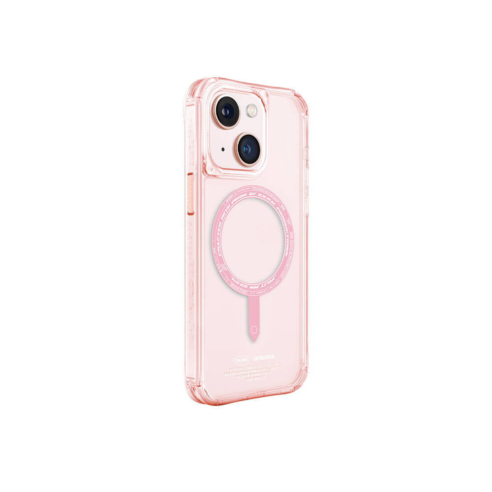 iPhone 15 Kılıf SkinArma Şeffaf Airbag Tasarımlı M-safe Şarj Özellikli Saido Kapak