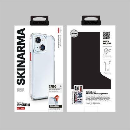 iPhone 15 Kılıf SkinArma Şeffaf Airbag Tasarımlı Saido Kapak
