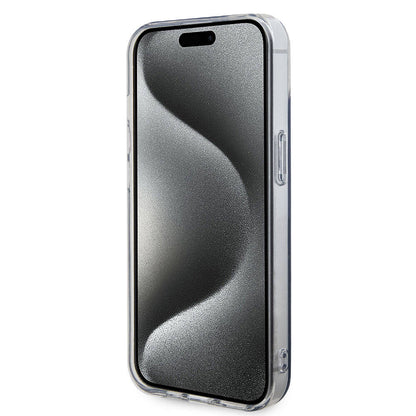 iPhone 15 Kılıf U.S. Polo Assn. Orjinal Lisanslı Simli Parlak Alfabe Tasarım Kapak