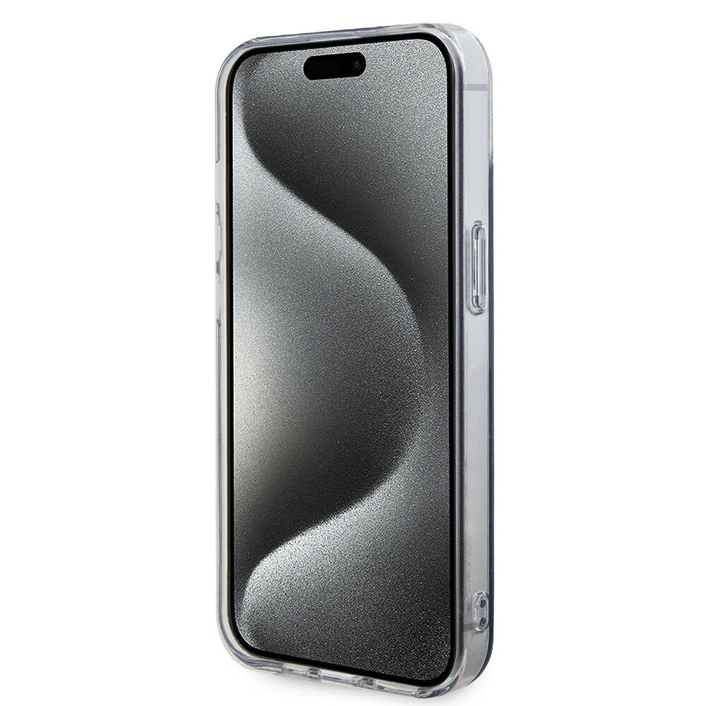 iPhone 15 Kılıf U.S. Polo Assn. Orjinal Lisanslı Simli Parlak Alfabe Tasarım Kapak
