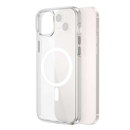 iPhone 15 Kılıf Wiwu BC-022 M-safe Şarj Özellikli Şeffaf Transparan Kapak