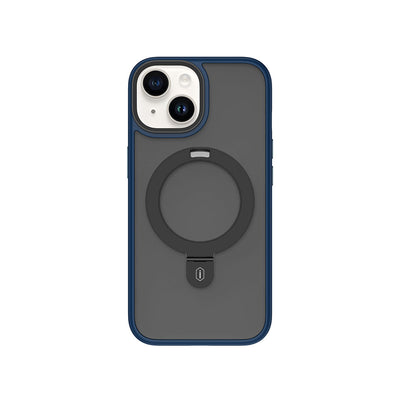 iPhone 15 Kılıf Wiwu ZMM-010 M-safe Şarj Özellikli Mat Arka Yüzey Standlı Kapak
