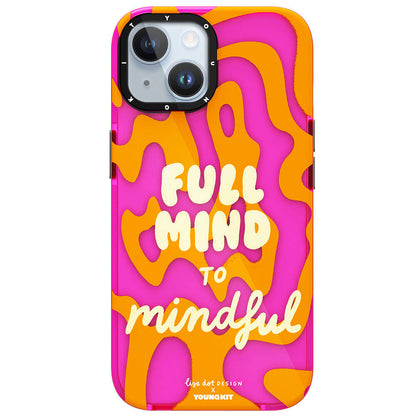 iPhone 15 Kılıf Yazı Desenli Youngkit Mindfulness Serisi Kapak