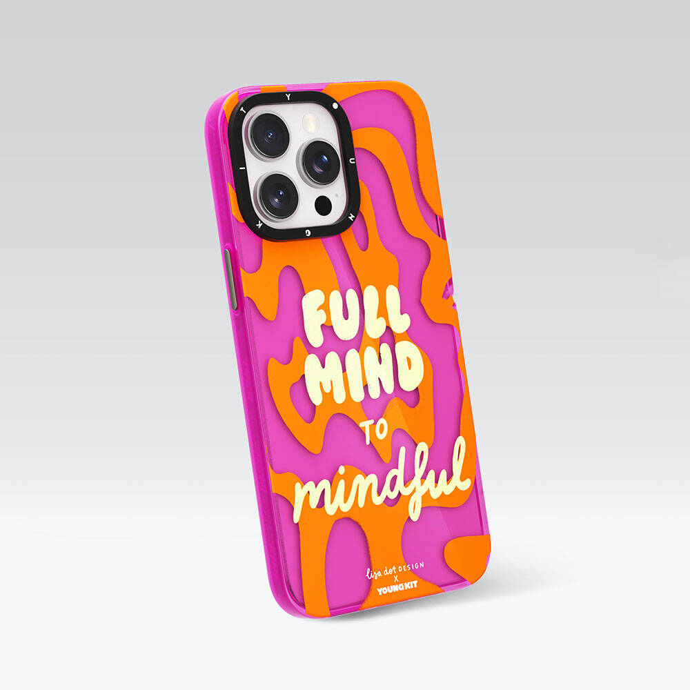iPhone 15 Kılıf Yazı Desenli Youngkit Mindfulness Serisi Kapak