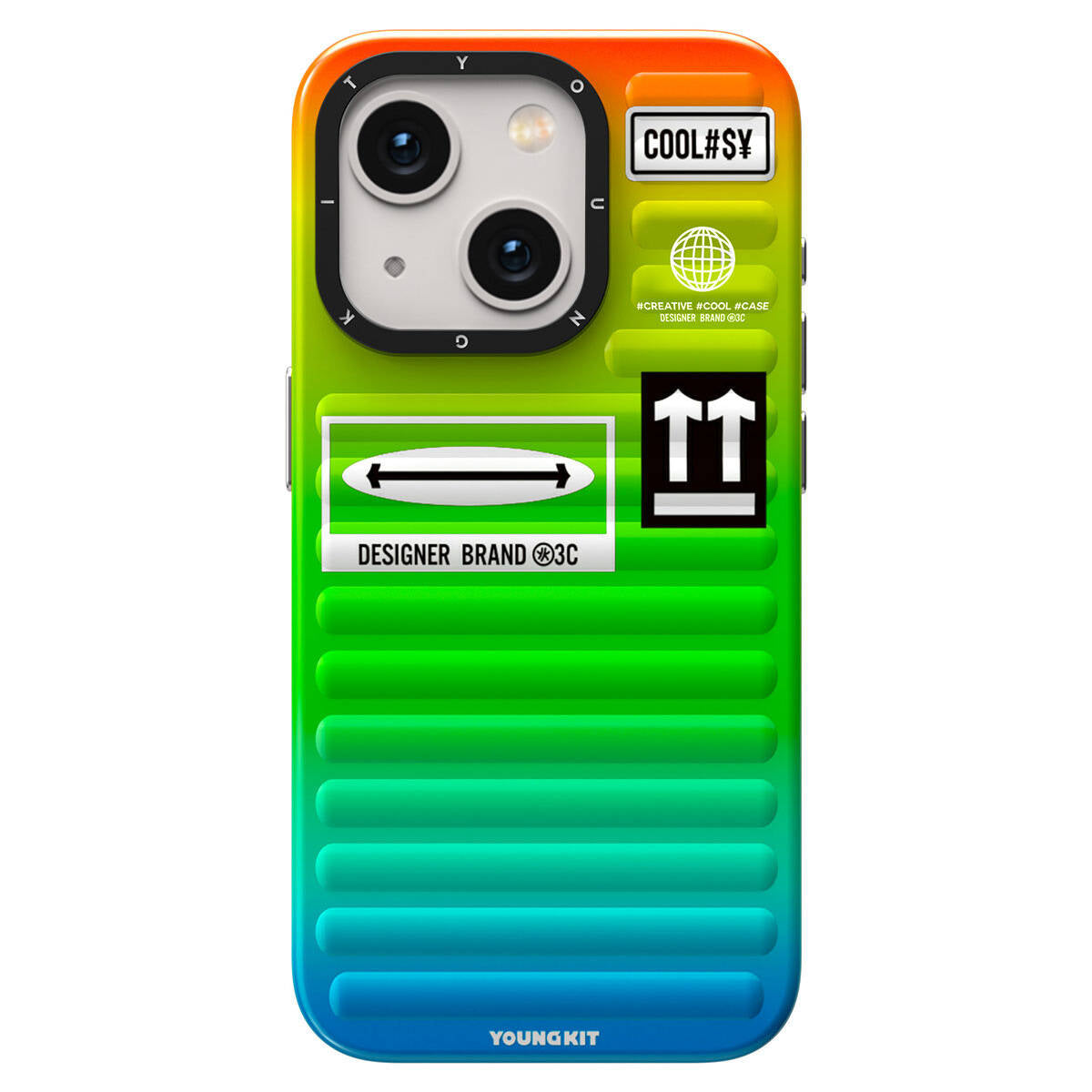 iPhone 15 Kılıf YoungKit The Secret Color Serisi Kapak