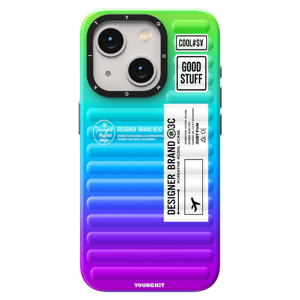 iPhone 15 Kılıf YoungKit The Secret Color Serisi Kapak