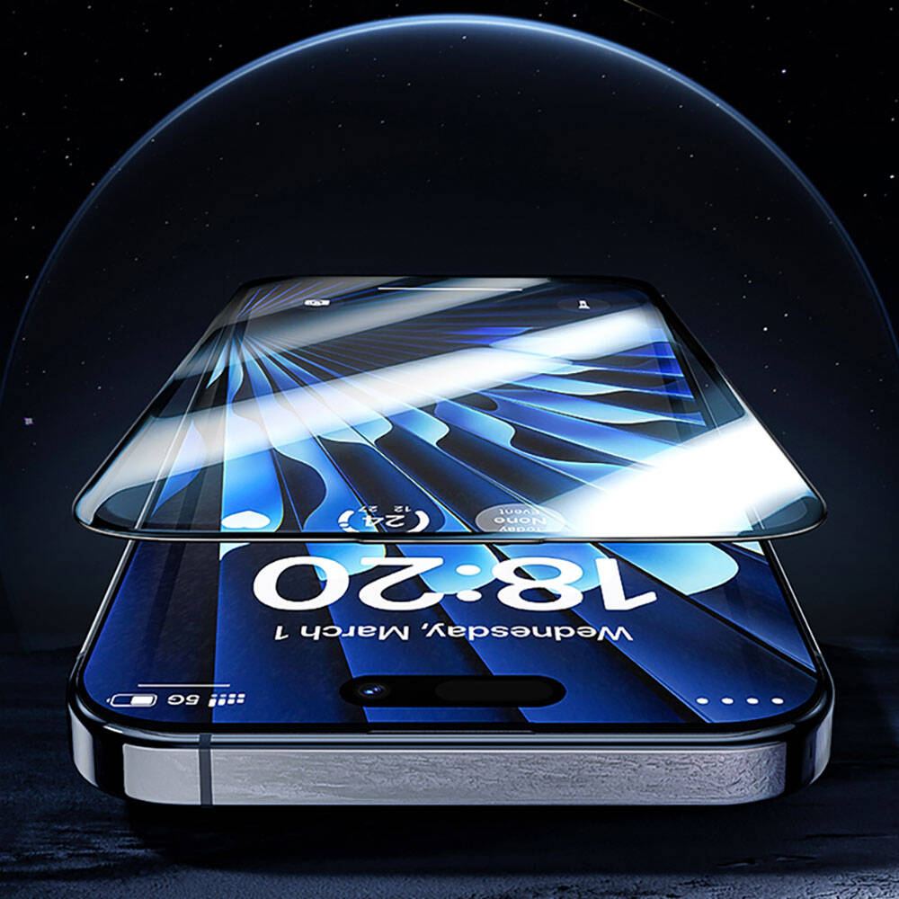 iPhone 15 Plus Benks V Pro Safir Shield Ekran Koruyucu + Kolay Uygulama Aparatlı