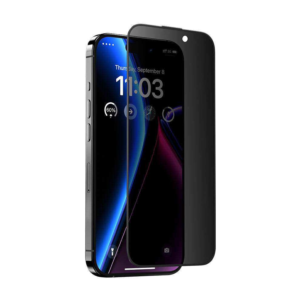 iPhone 15 Plus Benks V Pro Ultra Shield Privacy 0.3mm Ekran Koruyucu + Kolay Uygulama Aparatlı