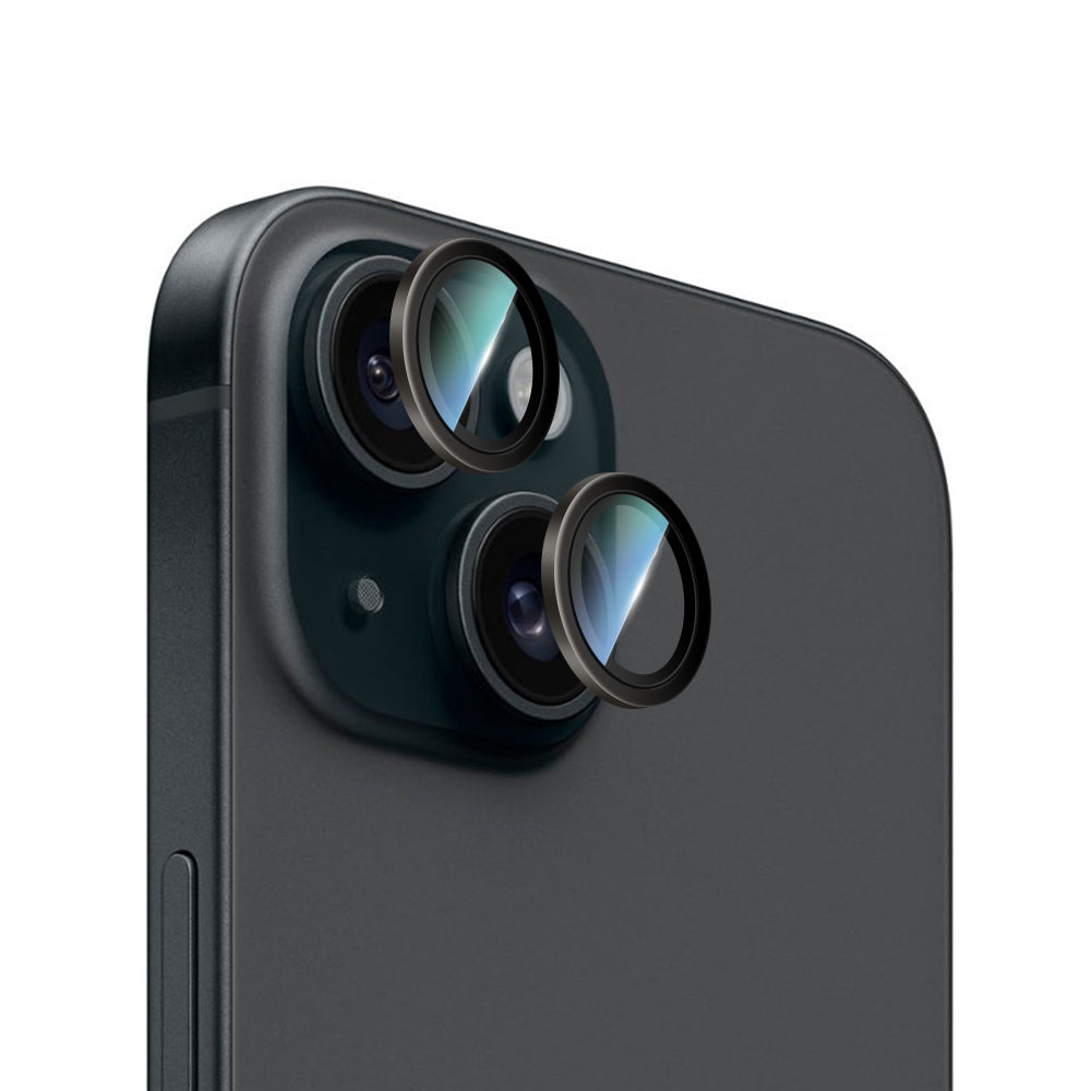 iPhone 15 Plus CaseWorld Alloy Serisi Oleofobik Anti Reflective Kamera Lens Koruyucu