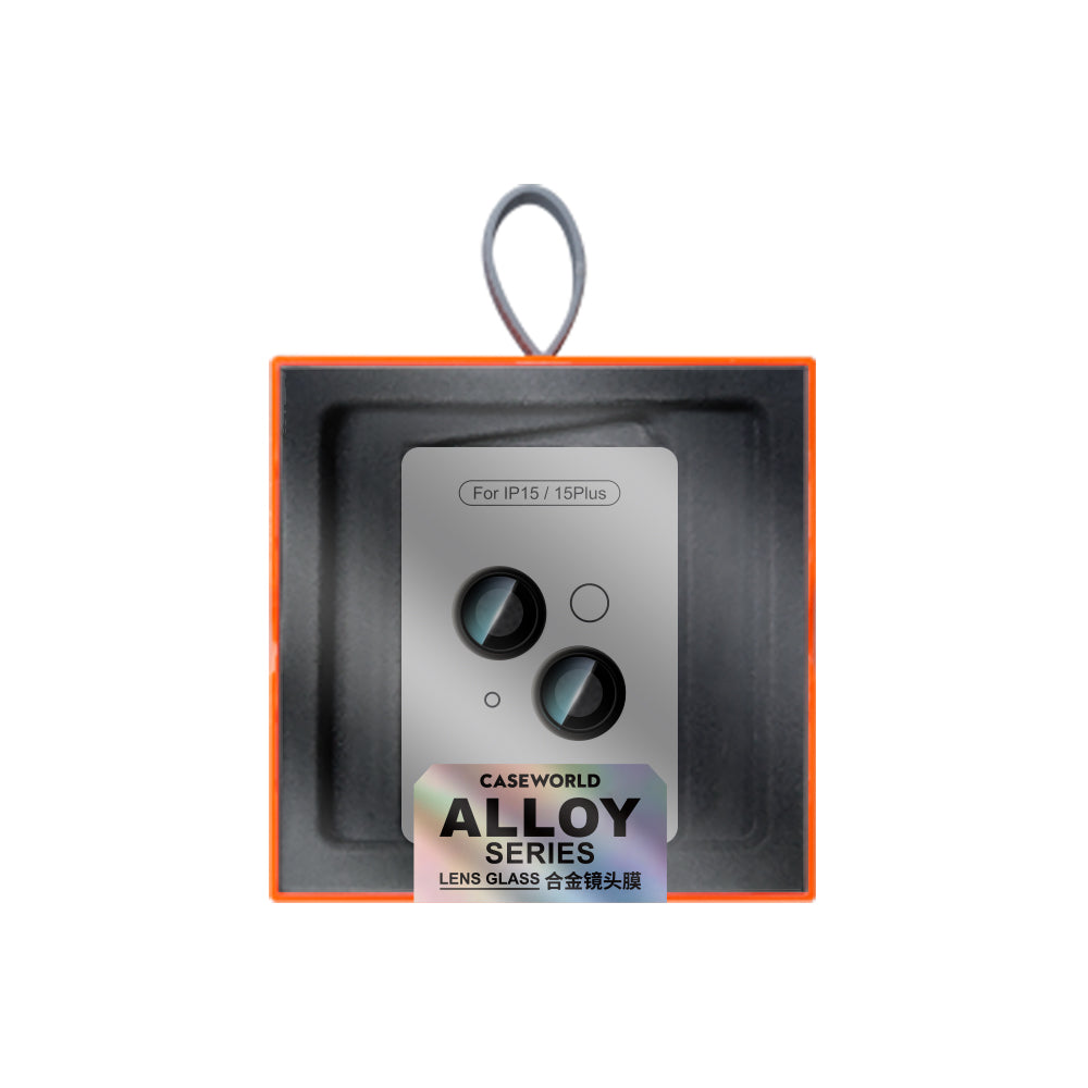 iPhone 15 Plus CaseWorld Alloy Serisi Oleofobik Anti Reflective Kamera Lens Koruyucu