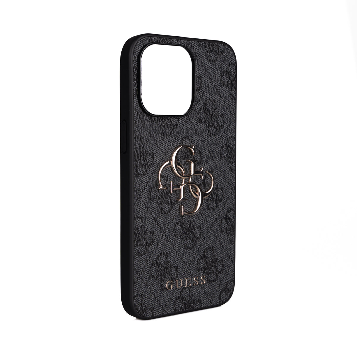 iPhone 15 Plus Kılıf Guess Orjinal Lisanslı PU Deri 4G Büyük Metal Logolu Çapraz Vücut Askılı Kapak