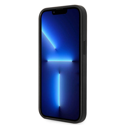 iPhone 15 Plus Kılıf Guess Orjinal Lisanslı PU Deri Yazı ve 4G Metal Logolu Desenli Kapak