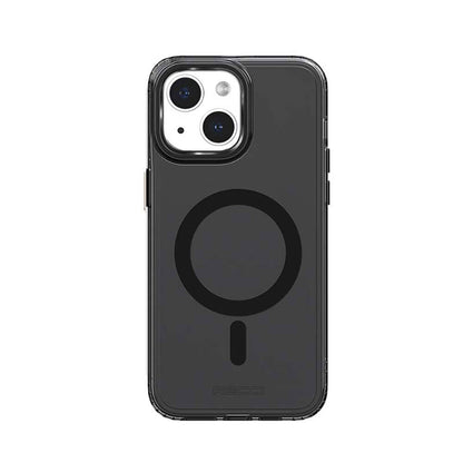 iPhone 15 Plus Kılıf M-safe Şarj Özellikli Saydam Arka Yüzey Recci Crystal Color Serisi Kapak