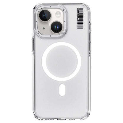 iPhone 15 Plus Kılıf M-safe Şarj Özellikli Şeffaf Youngkit Crystal Shield Serisi Kapak