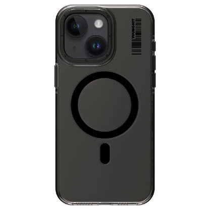 iPhone 15 Plus Kılıf M-safe Şarj Özellikli Şeffaf Youngkit Crystal Shield Serisi Kapak
