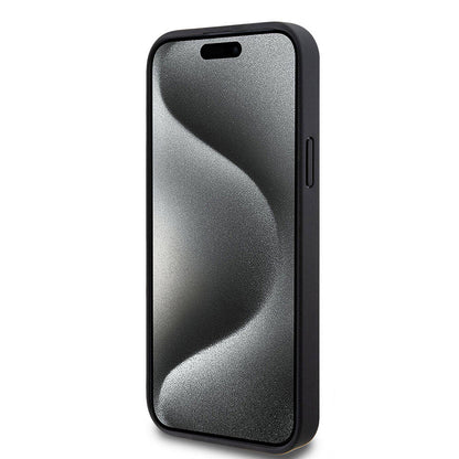 iPhone 15 Plus Kılıf U.S. Polo Assn. Orjinal Lisanslı Üç Renk Şerit Tasarımlı Baskı Logolu Kapak