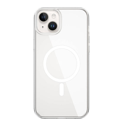 iPhone 15 Plus Kılıf Wiwu BC-022 M-safe Şarj Özellikli Şeffaf Transparan Kapak