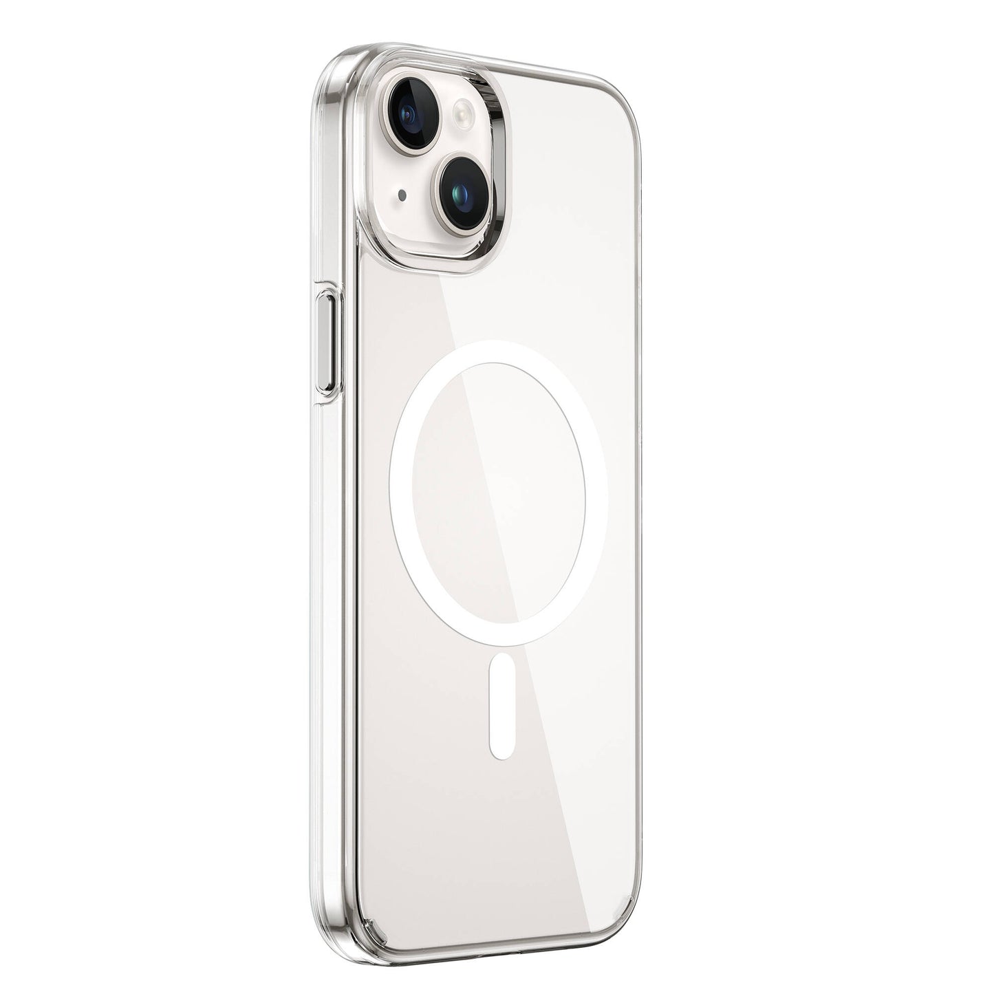 iPhone 15 Plus Kılıf Wiwu FYY-014 M-safe Şarj Özellikli Şeffaf Kapak