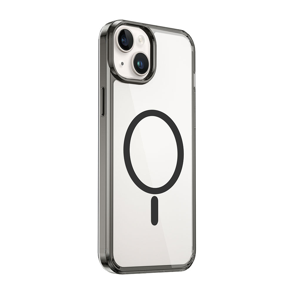iPhone 15 Plus Kılıf Wiwu MCC-101 Magnetic Crystal Sert PC Kapak