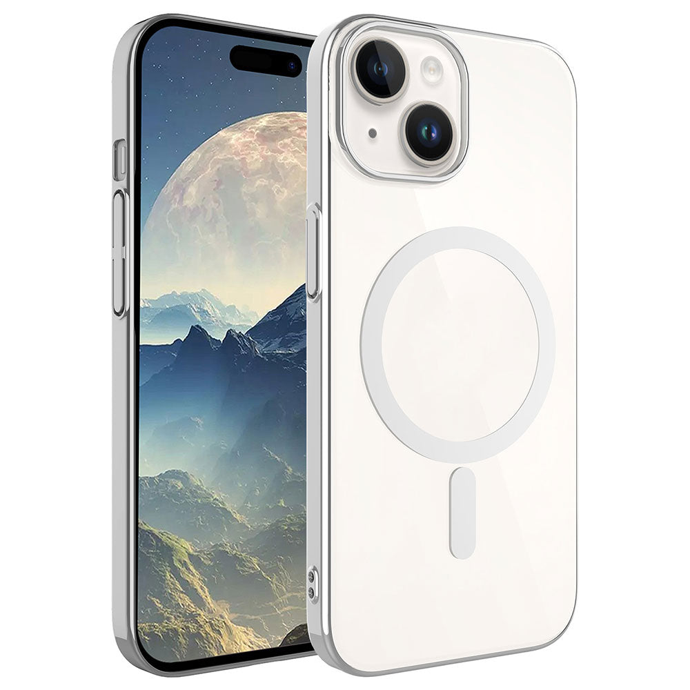 Apple iPhone 15 Plus Kılıf Zore Wireless Şarj Özellikli Pixel M-safe Kapak