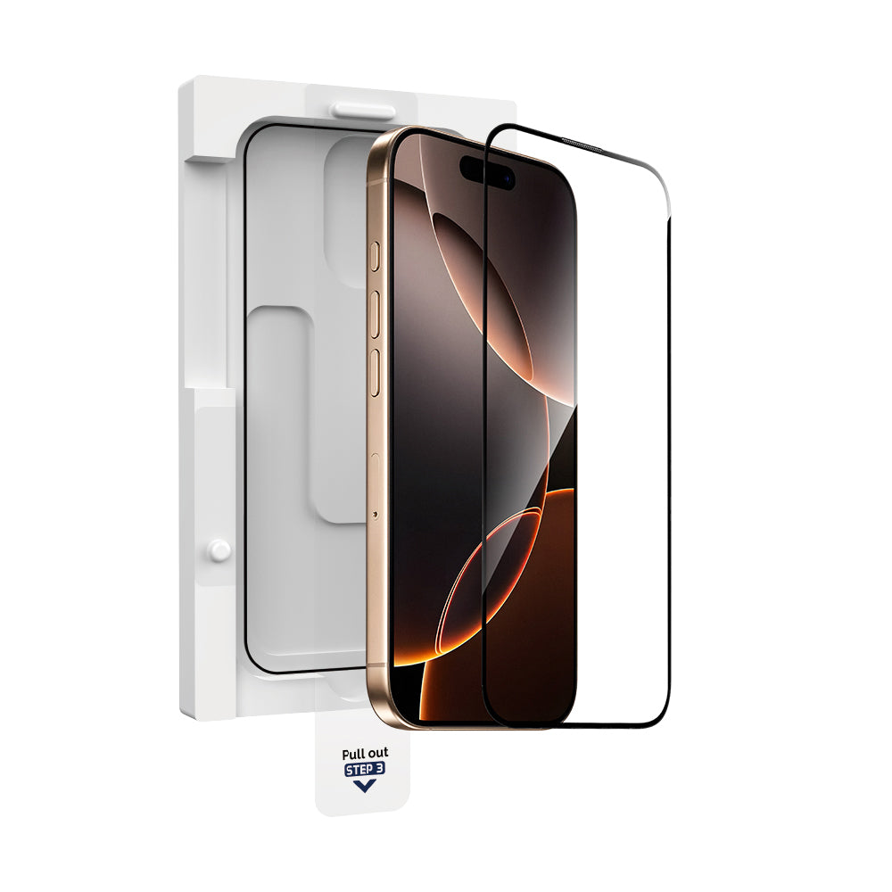 iPhone 15 Plus Wiwu GT-020 Titan Guard Serisi Şok Emici Hibrit Polimer HD Şeffaf Ekran Koruyucu Film + Kolay Uygulama Aparatı