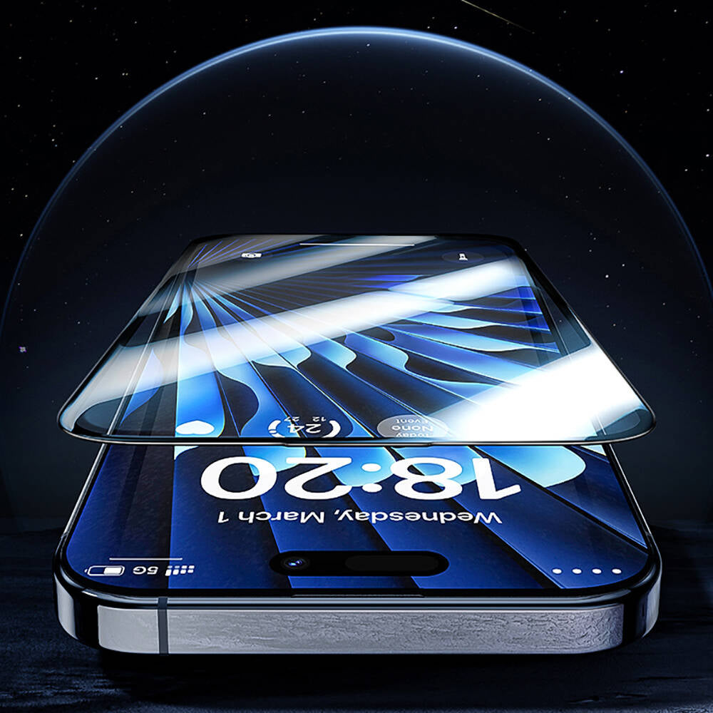 iPhone 15 Pro Benks Glass Warrior HD Cam Ekran Koruyucu + Kolay Uygulama Aparatlı