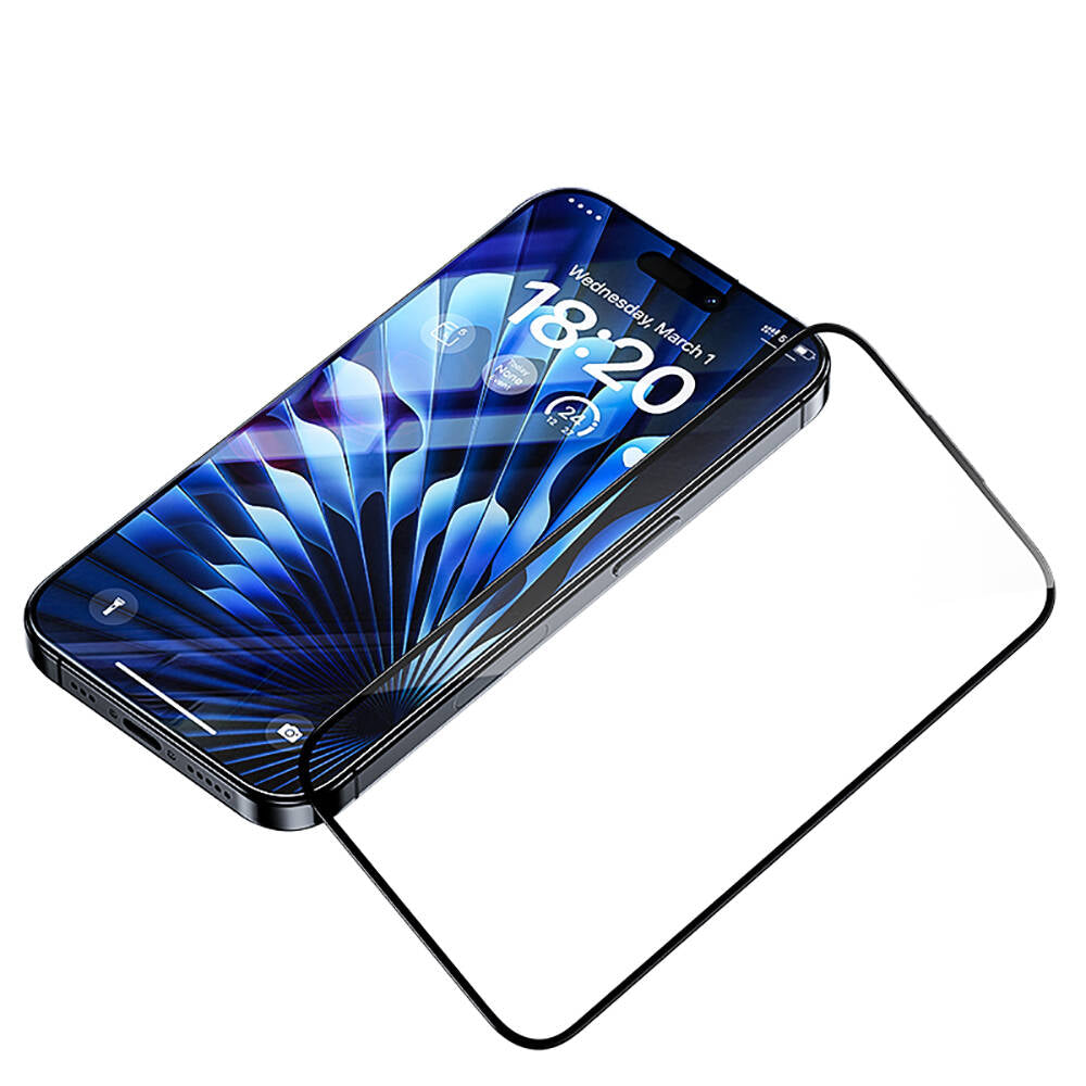 iPhone 15 Pro Benks Glass Warrior HD Cam Ekran Koruyucu + Kolay Uygulama Aparatlı