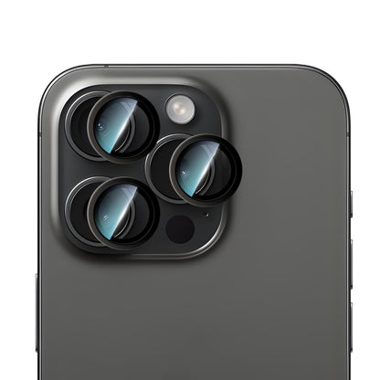 iPhone 15 Pro CaseWorld Alloy Serisi Oleofobik Anti Reflective Kamera Lens Koruyucu