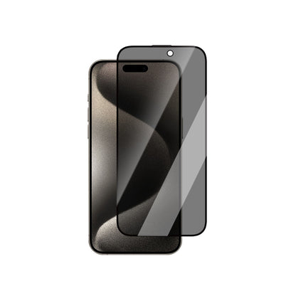 iPhone 15 Pro CaseWorld HD Serisi 0.33mm Privacy Temperli Cam Ekran Koruyucu