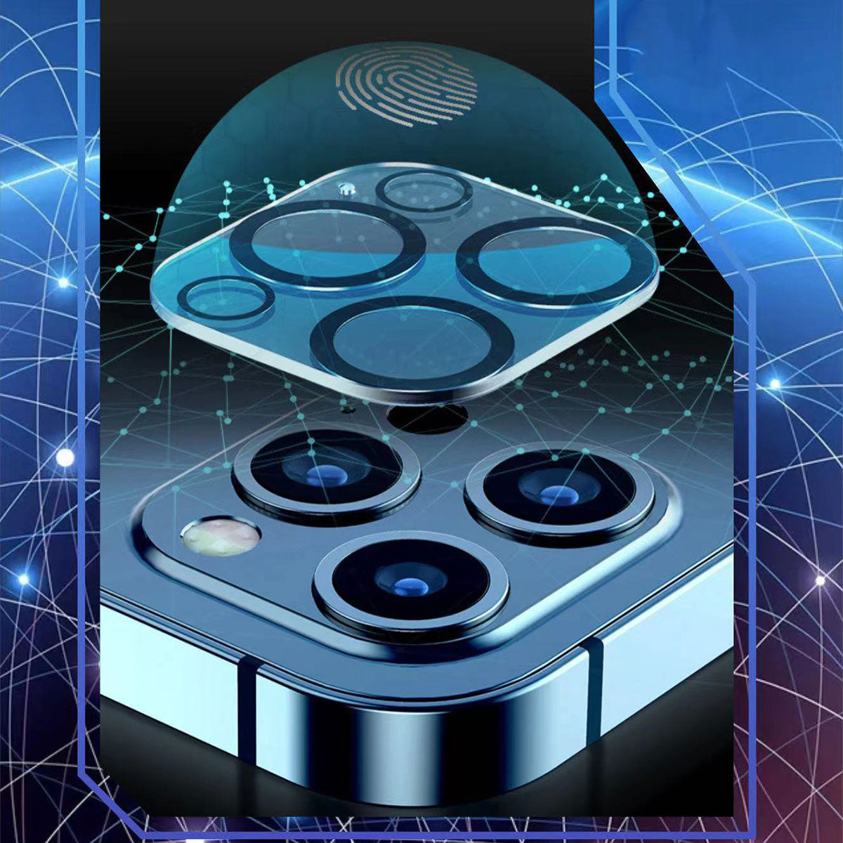 iPhone 15 Pro Go Des Lens Shield CL-14 Kamera Lens Koruyucu