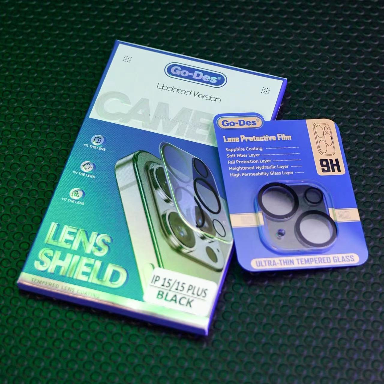 iPhone 15 Pro Go Des Lens Shield CL-14 Kamera Lens Koruyucu
