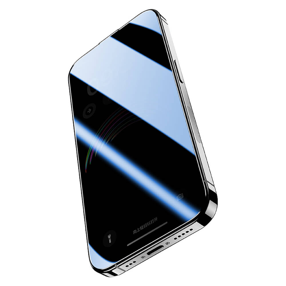 iPhone 15 Pro Hidrofobik Ve Oleofobik Özellikli Benks Privacy Air Shield Ekran Koruyucu 10'lu Paket