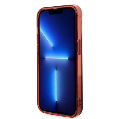 iPhone 15 Pro Kılıf AMG Orjinal Lisanslı Çift Katmanlı Şeffaf Büyük Logo Kapak