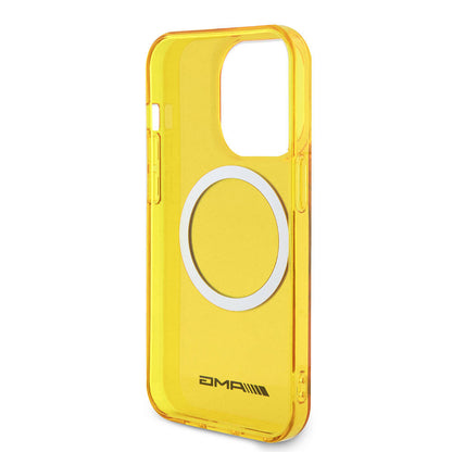 iPhone 15 Pro Kılıf AMG Orjinal Lisanslı M-safe Şarj Özellikli Transparan Kapak