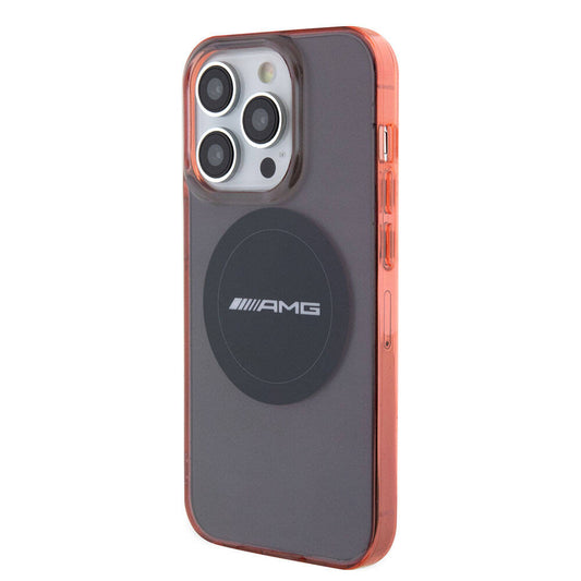 iPhone 15 Pro Kılıf AMG Orjinal Lisanslı M-safe Şarj Özellikli Transparan Timeless Kapak