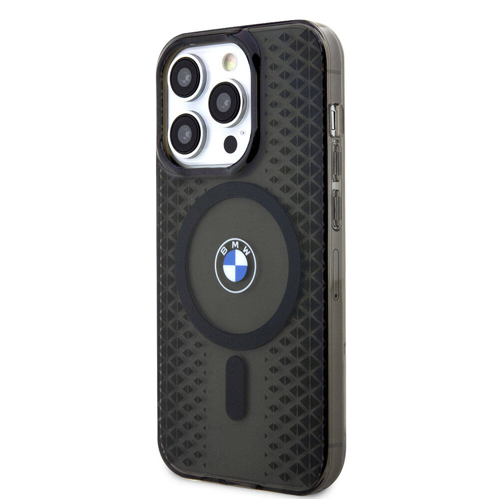 iPhone 15 Pro Kılıf BMW M-safe Şarj Özellikli Transparan IML Signature Orjinal Lisanslı Kapak