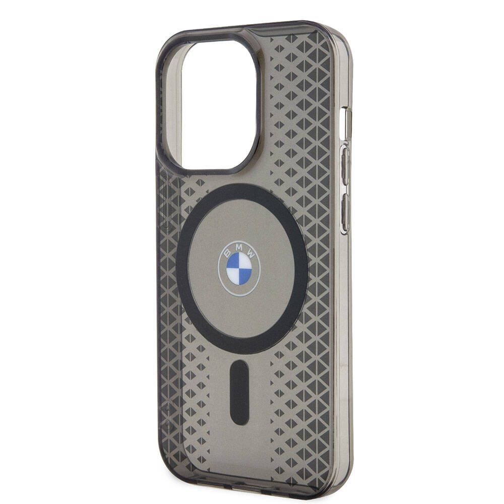 iPhone 15 Pro Kılıf BMW M-safe Şarj Özellikli Transparan IML Signature Orjinal Lisanslı Kapak