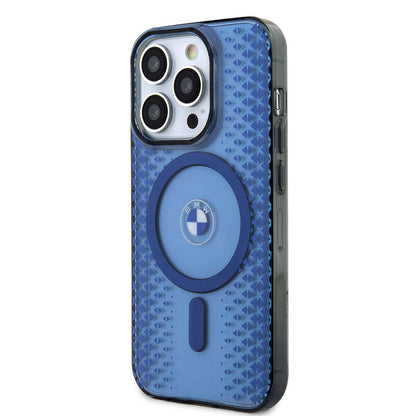 iPhone 15 Pro Kılıf BMW M-safe Şarj Özellikli Transparan IML Signature Orjinal Lisanslı Kapak