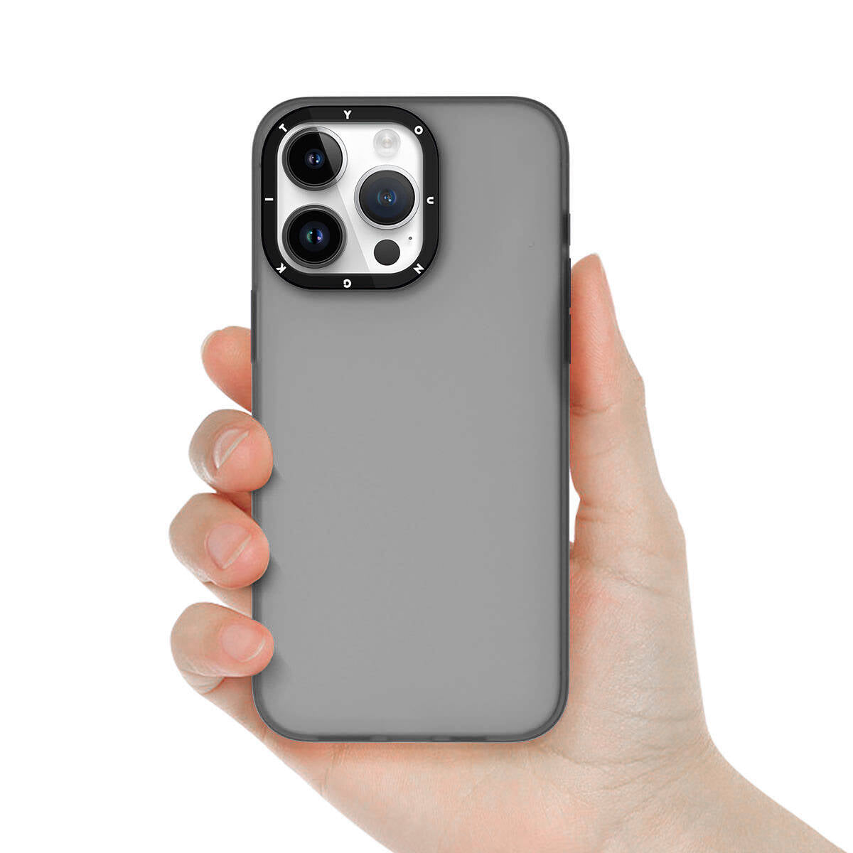 iPhone 15 Pro Kılıf Buzlu Mat Tasarım Youngkit Hidden Sand Serisi Kapak