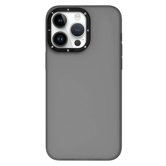 iPhone 15 Pro Kılıf Buzlu Mat Tasarım Youngkit Hidden Sand Serisi Kapak