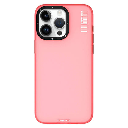iPhone 15 Pro Kılıf Buzlu Mat Tasarım Youngkit Hidden Sand Serisi Kapak