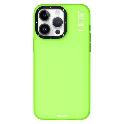 iPhone 15 Pro Kılıf Buzlu Mat Tasarım Youngkit Hidden Sand Serisi Kapak