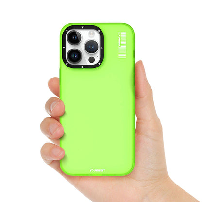 iPhone 15 Pro Kılıf Buzlu Mat Tasarım Youngkit Hidden Sand Serisi Kapak