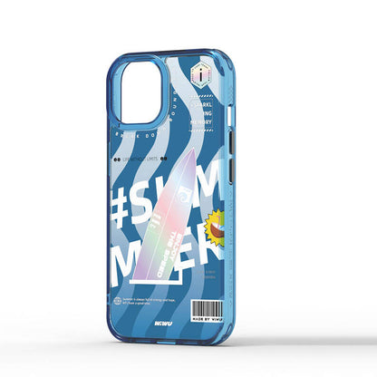 iPhone 15 Pro Kılıf Çift Katman Desenli Wiwu Summer Serisi Kapak