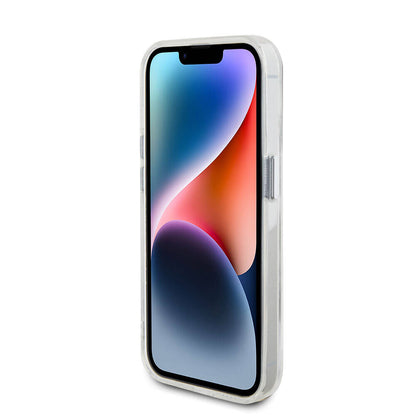 iPhone 15 Pro Kılıf Ferrari M-safe Şarj Özellikli Standlı Buzlu Yüzey Dizayn Kapak