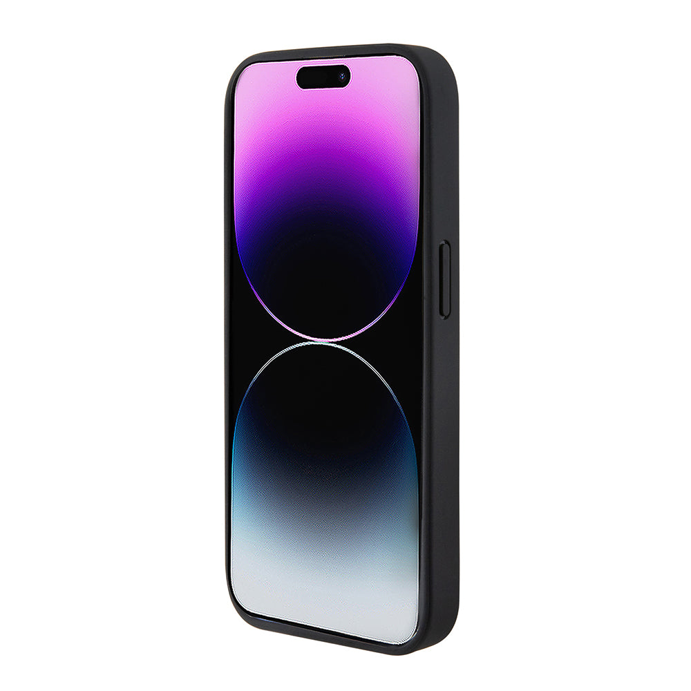 iPhone 15 Pro Kılıf Ferrari Orjinal Lisanslı Deri Dikişli Arka Yüzey Metal Logo Tasarımlı Kapak