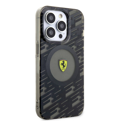 iPhone 15 Pro Kılıf Ferrari Orjinal Lisanslı M-safe Şarj Özellikli Multi SF Kapak