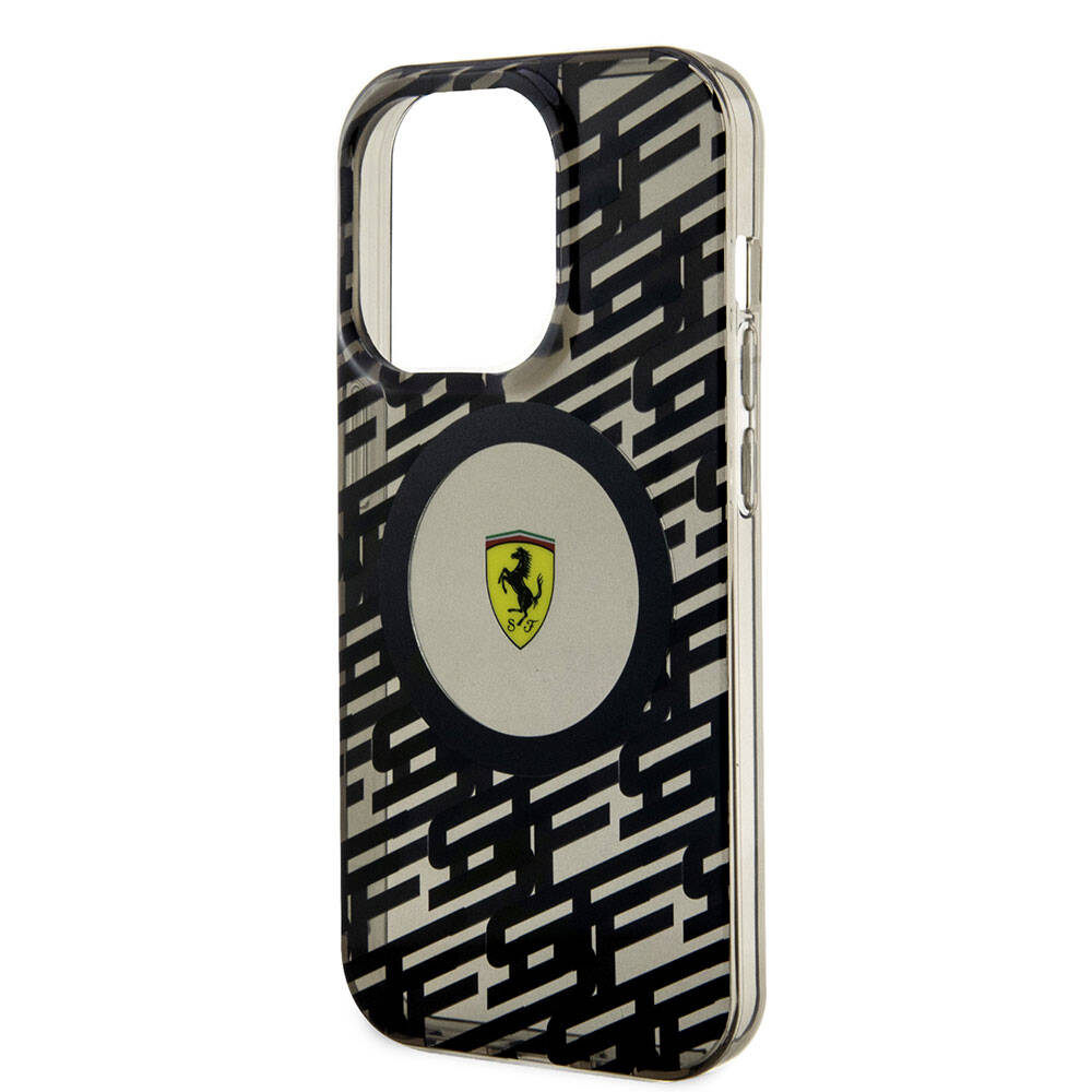 iPhone 15 Pro Kılıf Ferrari Orjinal Lisanslı M-safe Şarj Özellikli Multi SF Kapak